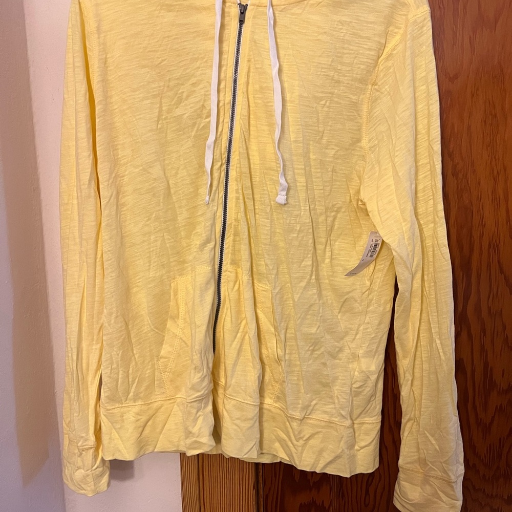 Old Navy large yellow hooded jacket